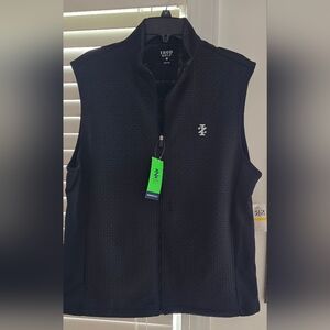 GOLF HYDRASHIELD VEST BLACK IZOD GOLF Medium NWT